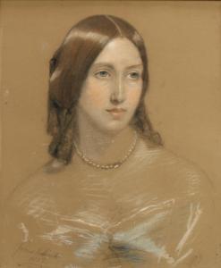 SWINTON James Rannie 1816-1888,Portrait of a Lady,1850,Bamfords Auctioneers and Valuers 2021-10-14