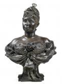 SWOBODA VON WIKINGEN Alexius Emmerich 1849-1920,A female bust,1897,Palais Dorotheum AT 2014-04-23