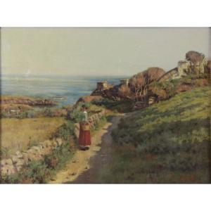 SWYNNERTON Frederick 1858-1918,Women In A Coastal Landscape,Kodner Galleries US 2016-12-07