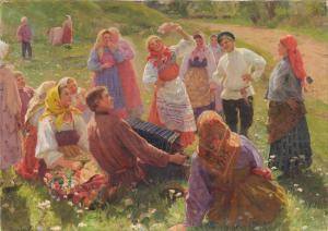 SYCHKOV Feodor Vasilievich 1870-1958,The Dance,1917,Sotheby's GB 2023-11-09