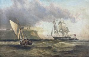 SYER Jnr. John,Sail and Steam Boats off Tynemouth Priory,1977,David Duggleby Limited 2024-03-15