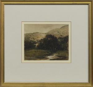 SYKES George 1863-1942,RIVER AND HILLS,McTear's GB 2021-11-14