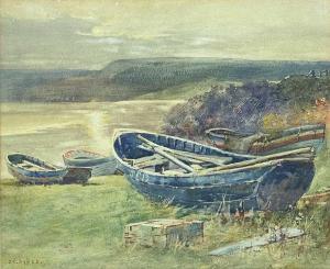 SYKES John Gutteridge 1866-1941,Runswick Bay, York,David Lay GB 2024-01-07