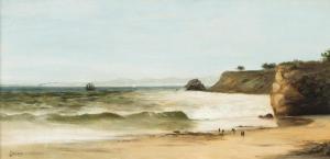 SYKES John 1859-1934,Ledbetter Beach,John Moran Auctioneers US 2017-01-24