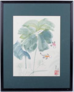 SYKES M.B,A modern work depicting plants and fish,2001,Locati US 2012-10-08