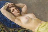SYKORA Gustav 1889-1966,Reposing Female Nude,Palais Dorotheum AT 2015-11-28