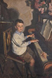 SYMONS Mark Lancelot 1887-1935,The Young Pianist,John Nicholson GB 2020-06-12