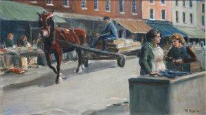 SYMS 1900-1900,Moore Street Fruit Market,De Veres Art Auctions IE 2007-09-25