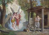 SYPNIEWSKI Feliks 1830-1902,ANGELS VISIT,Agra-Art PL 2018-10-14