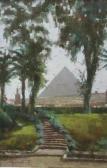 Syrett Dennis 1932,Balcony, Ein Gedde; and Pyramid from the Oberoi Ga,1994,Brightwells GB 2020-03-18