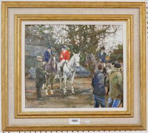 Syrett Dennis 1932,Relaxing Before the Hunt,Smiths of Newent Auctioneers GB 2023-02-16