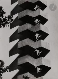 SZASZ JANOS 1925-2005,Sans titre [escaliers extérieurs],1960,Ader FR 2021-06-23