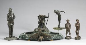 SZCZEBLEWSKI Waclaw Bernard 1888-1956,A bronze figure of 'Mousse Siffleur',Bonhams GB 2004-09-14