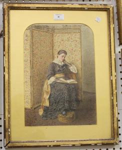 Szczepanowska Vanda,A Quiet Corner,1886,Tooveys Auction GB 2017-11-01