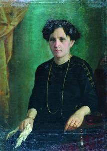 SZCZUGOWSKI Marian 1900-1900,Portret kobiety,1914,Desa Dom Auckcyjny PL 2010-10-02