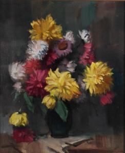 SZEMEREY Zoltan 1908-2009,CHRYSANTHEMUMS,Clark Cierlak Fine Arts US 2019-03-23