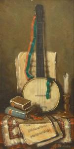 SZENDY Aristid 1903-1972,Still Life with Banjo,Kodner Galleries US 2017-09-20
