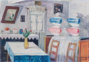 SZILAGYI Jolán 1895-1971,Guest room,Nagyhazi galeria HU 2017-12-05