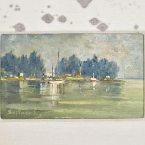 SZITTNER 1904,Sailboat Scene,Kodner Galleries US 2023-06-28
