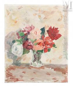SZMUZKOWICZ Nechamah 1895-1977,Bouquet de fleurs.,Millon & Associés FR 2024-02-14