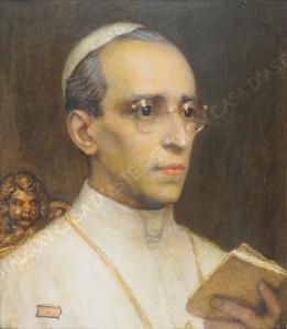 SZOLDATICZ Giorgio 1873-1955,Papa Pio XII,Stadion IT 2023-06-19