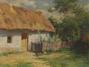 SZONTAGH Tibor 1873-1930,Farm Scenes,Rowley Fine Art Auctioneers GB 2022-09-10
