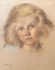 SZREJER Seweryn 1899-1947,Portrait of a Parisian Girl,1930,Matsa IL 2016-11-30