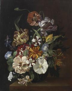 SZTROYNOY Jos 1888-1953,Poppies, tulips, convolvulus and other flowers,Bonhams GB 2016-11-02