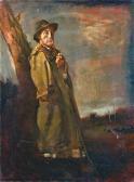 SZULE Peter 1886-1944,Wrangler with a pipe,Nagyhazi galeria HU 2015-05-27
