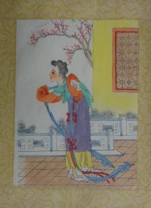 T'ING SHIH Yu,Young girl of the Tang Dynasty End of the Qing period,Sadde FR 2020-03-11