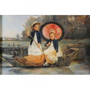 TABARY E 1800-1800,Portrait de Lucy et Germaine à l’’ombrelle,Herbette FR 2016-07-24