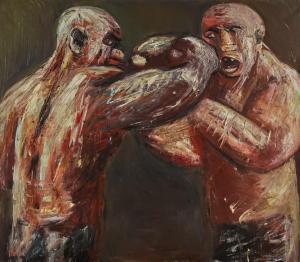 TABENKIN Lev Ilïïtch 1952,Boxers,1992,Sotheby's GB 2021-06-08