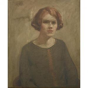 TABER HYDE RUSSELL 1886-1966,portrait of a young lady,Rago Arts and Auction Center US 2013-04-20