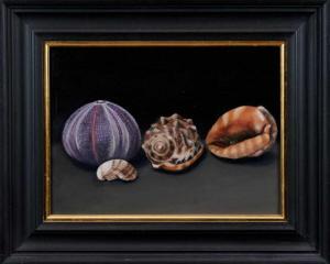 TABER Jacqueline 1946,still life of bread and of shells,Reeman Dansie GB 2021-04-27