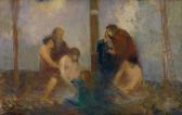 TACK Augustus Vincent 1870-1949,The Descent from the Cross,Swann Galleries US 2015-06-04