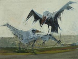 TADMOR Zvi 1923-2012,Birds,Tiroche IL 2023-09-20
