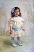 TAGGART George Henry 1865-1924,Petite fille à l'orange,1907,Millon & Associés FR 2010-10-04