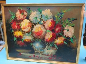 TAGHARI F,Still life bright flowers,1978,Campbells GB 2015-08-18