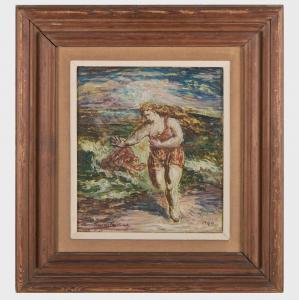 TAILLEUX Francis 1913-1981,Bagneuse,1940,Stair Galleries US 2024-09-11