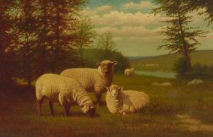 TAIT Arthur Fitzwilliam 1819-1905,Three Sheep in a Field,Bonhams GB 2023-02-07