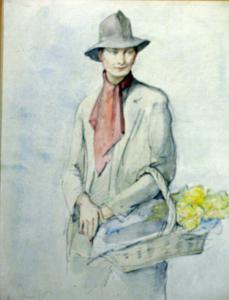 TAIT Bess Norris 1878-1939,Flower Seller,1930,Duke & Son GB 2007-04-17