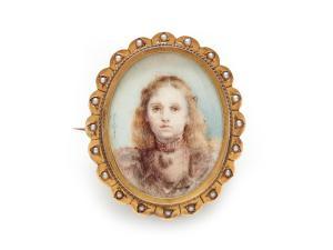 TAIT Bess Norris 1878-1939,Portrait of a Young Woman,Leonard Joel AU 2023-09-18