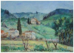 TAITI Giuseppe 1894-1963,Paesaggio toscano,1960,Saletta d'arte Viviani IT 2014-02-01
