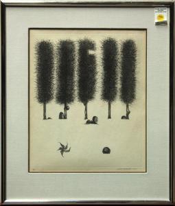 TAKAHASHI Syoko,Trees,1969,Clars Auction Gallery US 2009-05-02