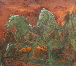 TAKAHIKO Mikami 1916,L''Arc du Triumphe du Carrousel,1937,Clars Auction Gallery US 2017-08-13