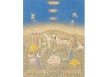 TAKEMIYA Shuho,Garden where Sky is born,1991,Mainichi Auction JP 2019-09-07