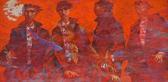 TALANI Giampaolo 1955-2018,Quattro ombre rosse,2005,Fabiani Arte IT 2012-10-27
