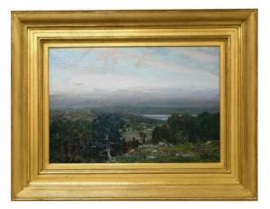 TALCOTT Allen Butler 1867-1908,hillside view overlooking valley below,Winter Associates 2020-01-13