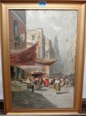 TALINI,Street scene,20th century,Bellmans Fine Art Auctioneers GB 2020-08-11