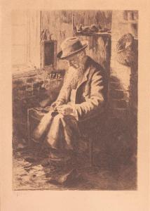 TALLBERG Axel 1860-1928,În atelier,Artmark RO 2013-04-18